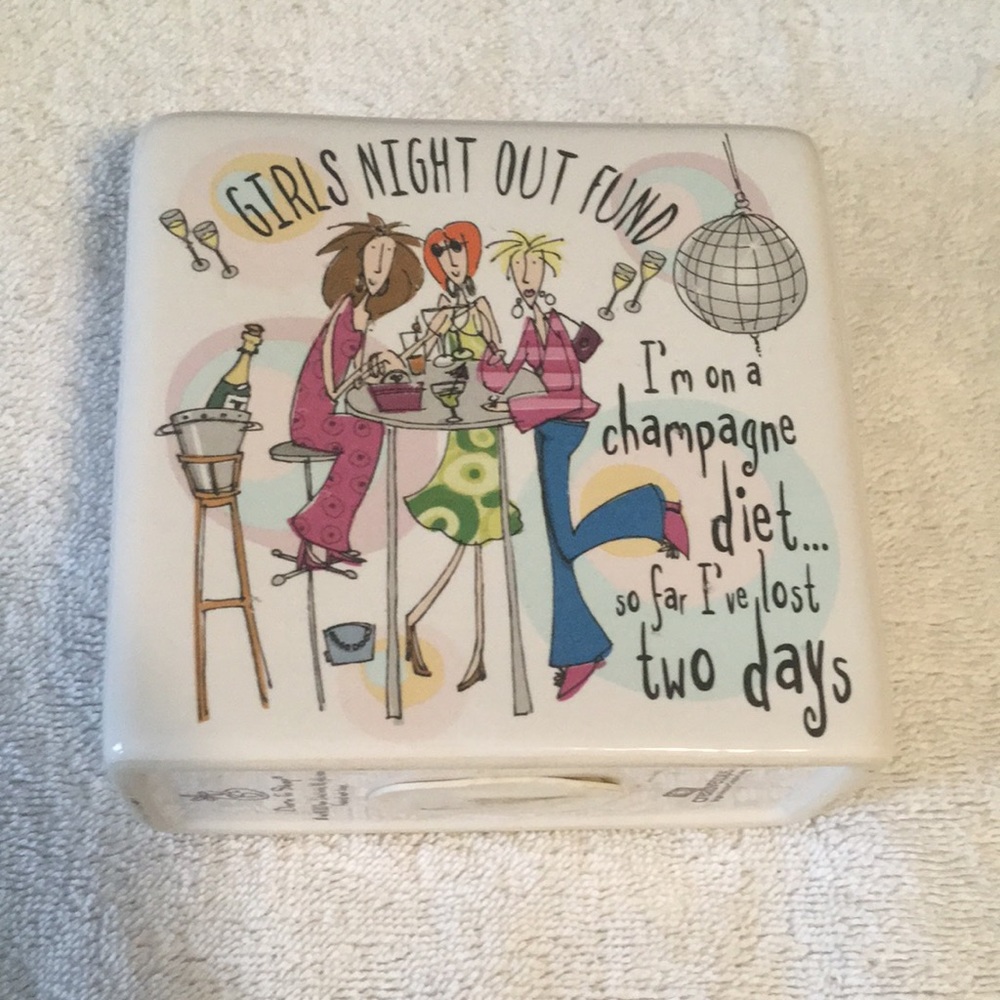 "Girl’s Night Out Fund"  Whimsical Bank